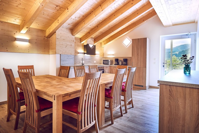 Wohnküche im Appartement Hochkönig