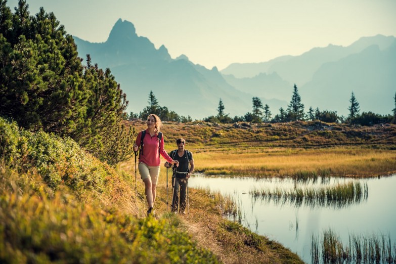 Wandern am Almsee © TVB Eben im Pongau